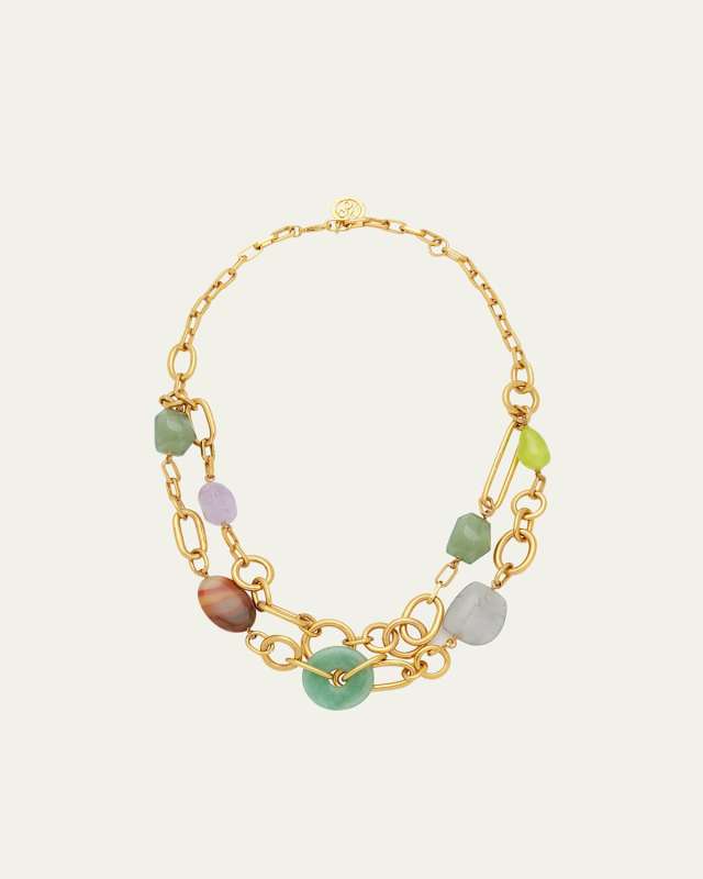24K Gold Plated Two Row Chai